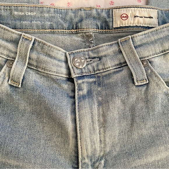 AG Adriano Goldschmied The Prima Crop Cigarette Crop AG-ED Denim Jeans Size 26 - Picture 7 of 8
